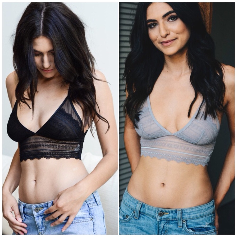 ❗️CLOSING SALE❗️ Black Scallop Lace  Bralette - Picture 2 of 7